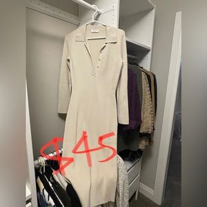 Aritiza pearl sweater dress